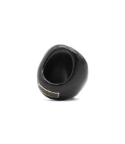 CHRYSOCOLLA AND EBONY RING