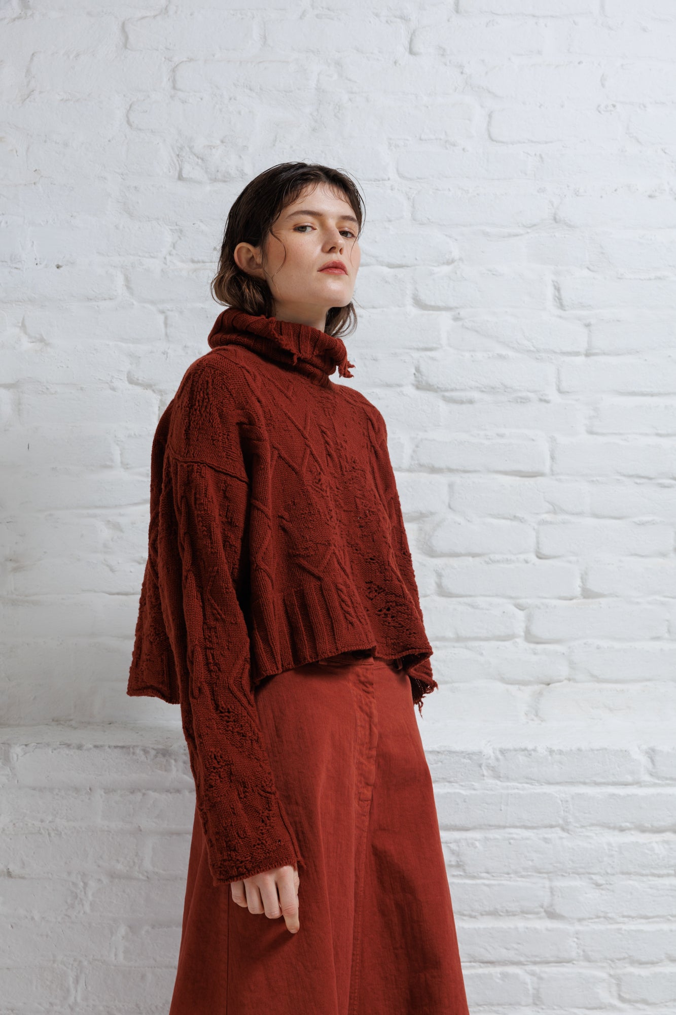 SERIE NUMERICA GINGER CROP KNIT