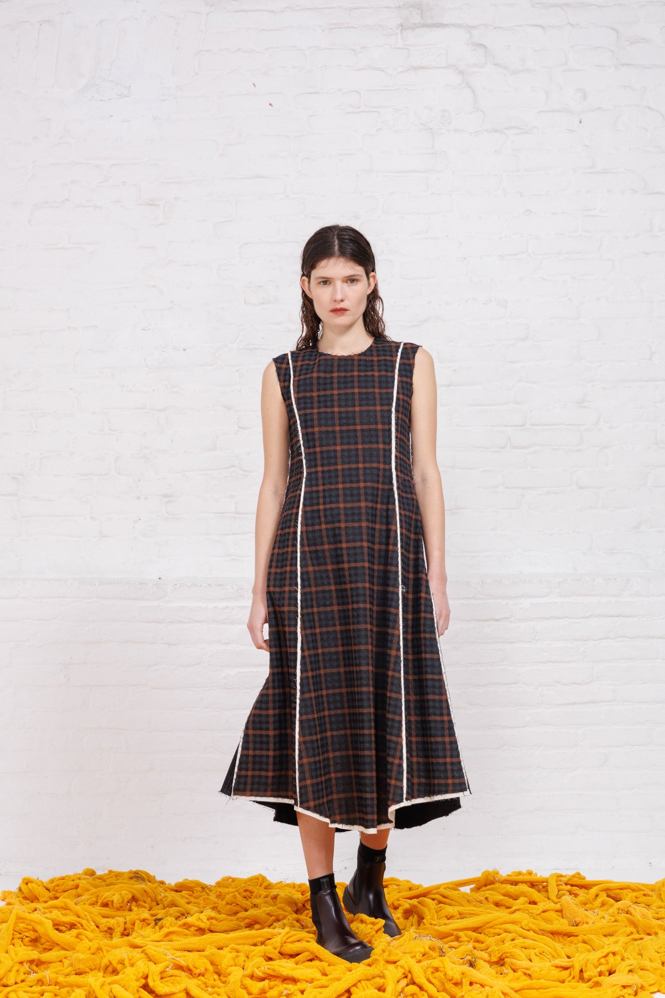 SERIE NUMERICA THYME CHECK DRESS