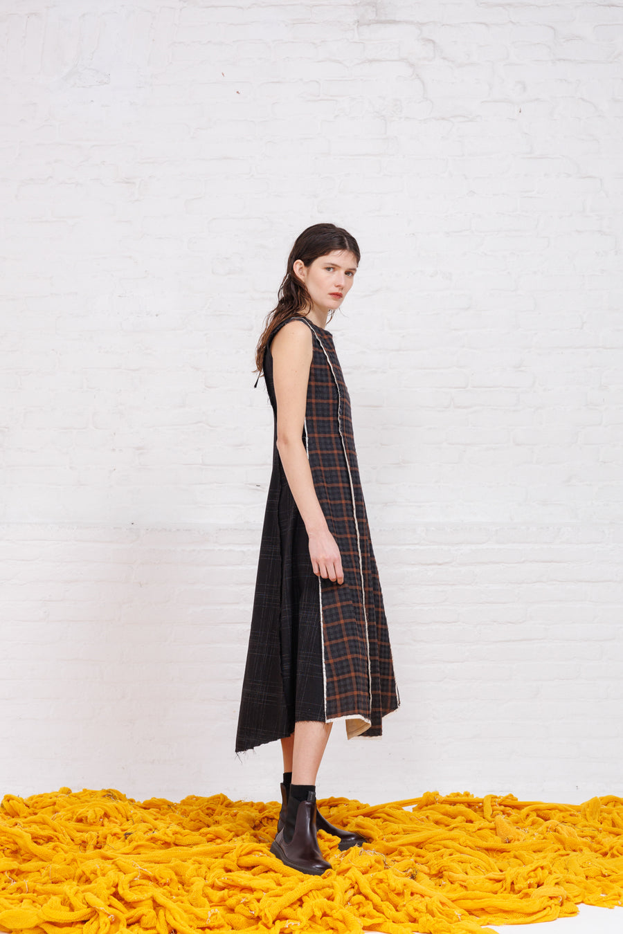 SERIE NUMERICA THYME CHECK DRESS