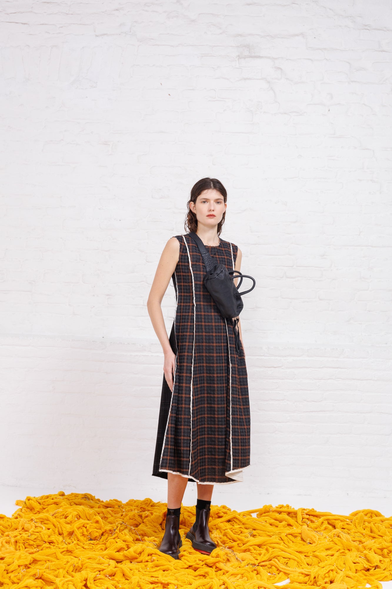 SERIE NUMERICA THYME CHECK DRESS