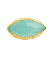 POINTED CHALCEDONY STONE RING