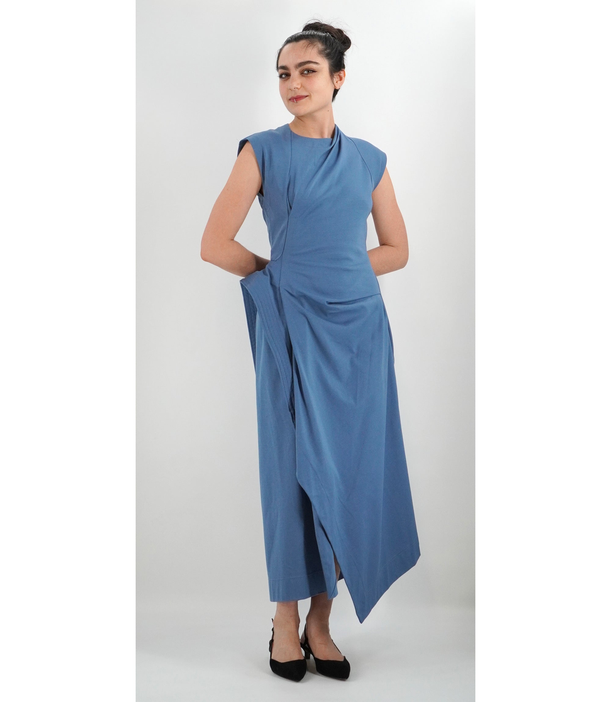 Divka Uptown Dress Blue