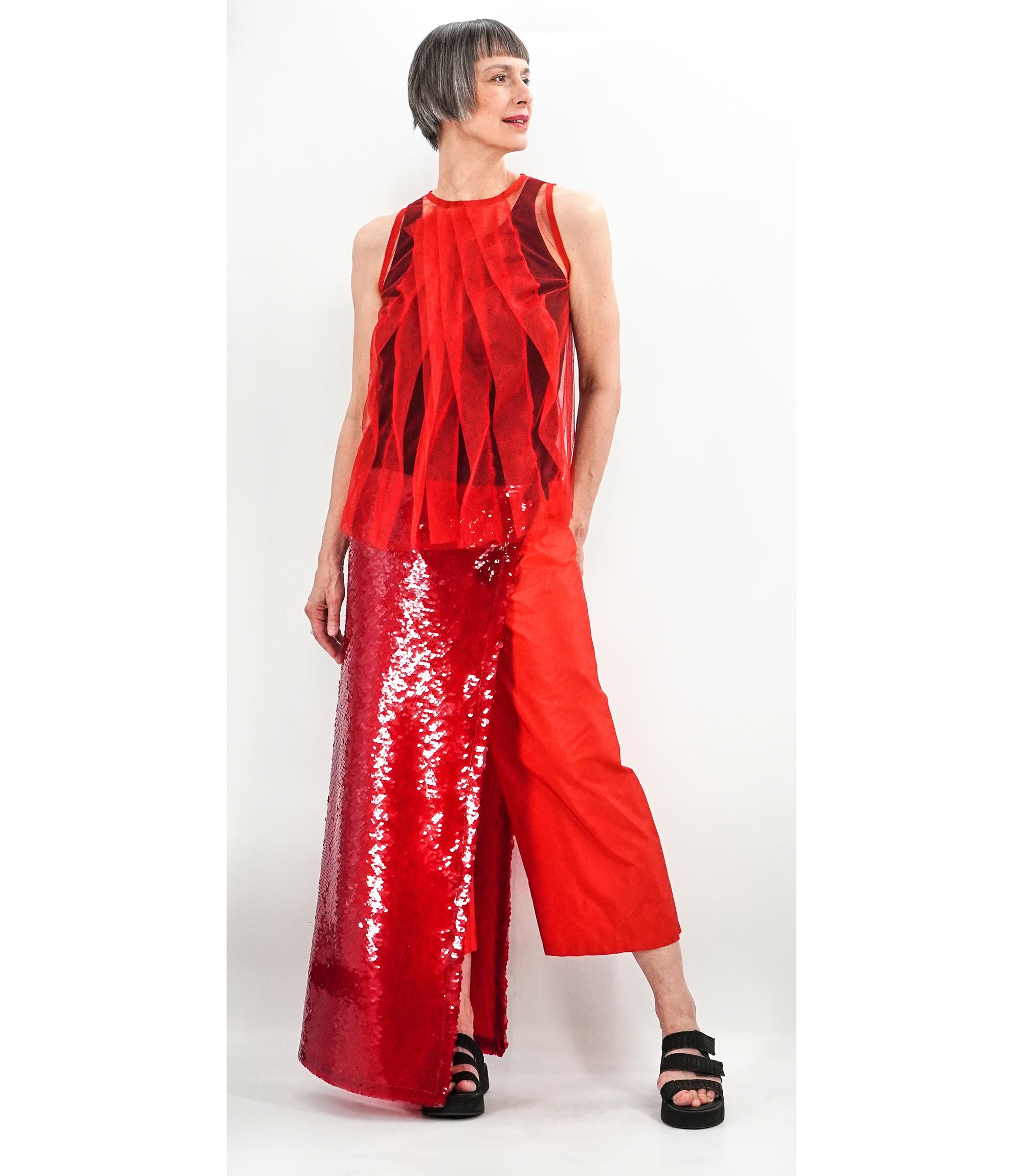 MARIA CALDERARA KIARA APRON SKIRT