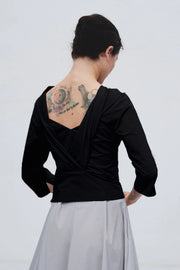 TAFFETA COURT TOP