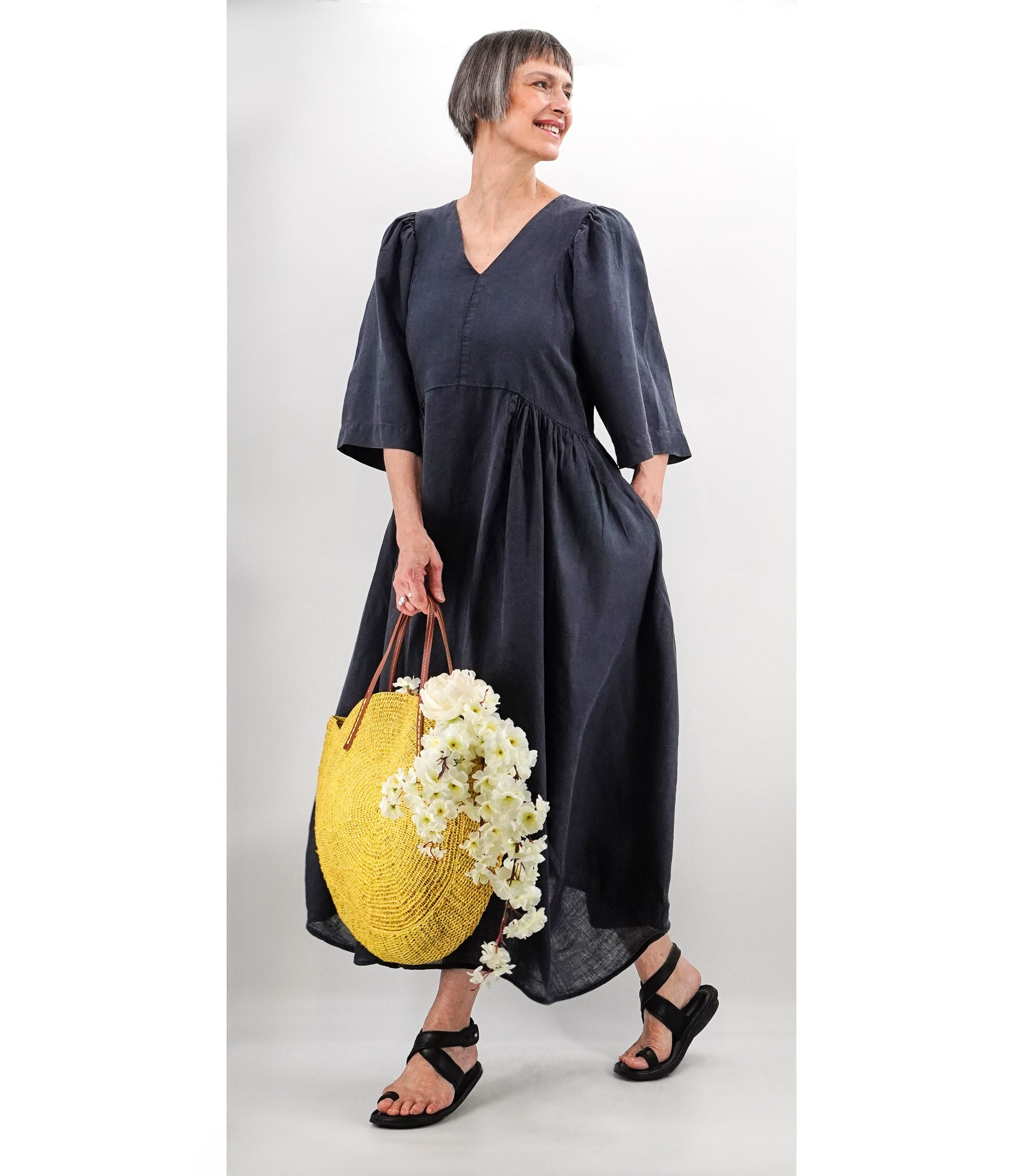 BANANA BLUE BESS DRESS