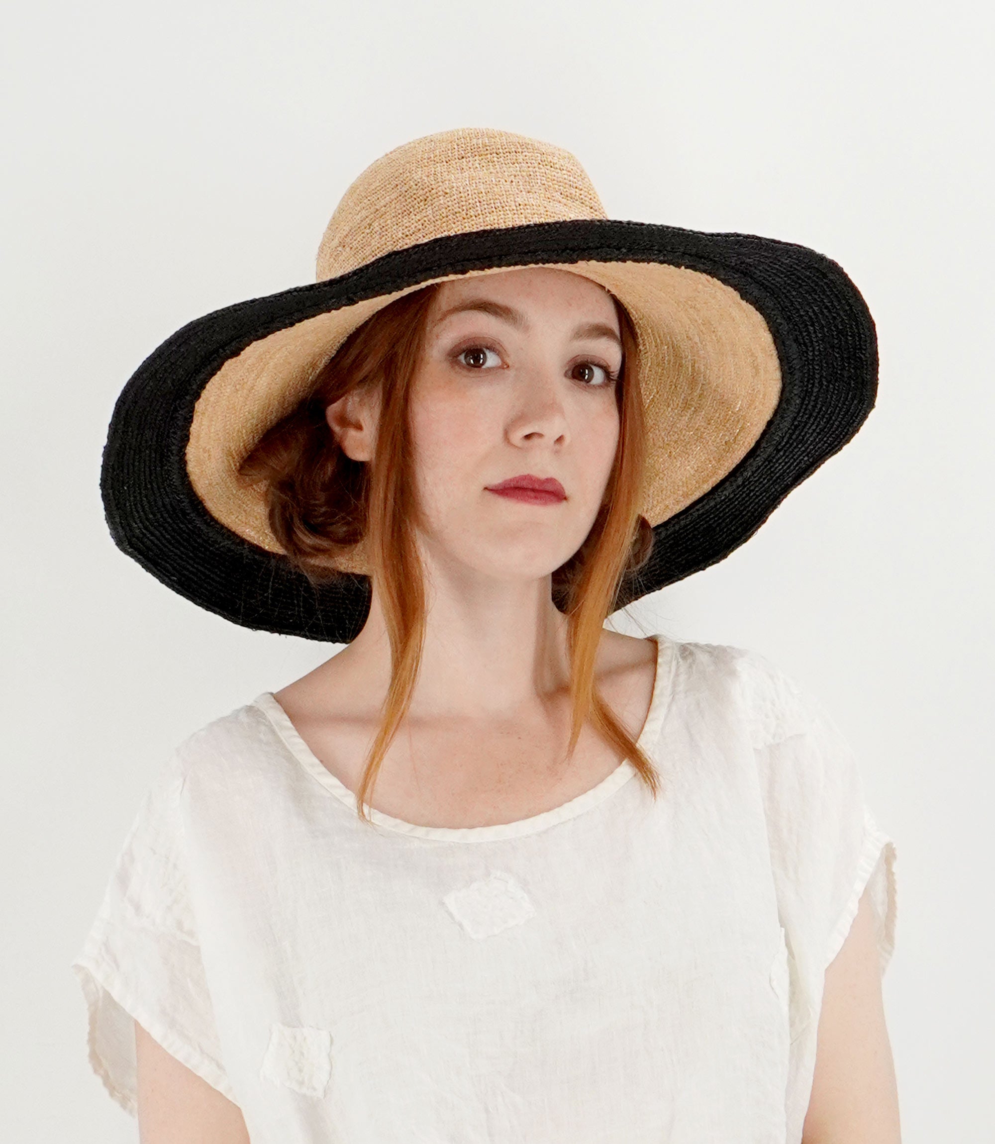 Flora Bella Sunhat Sun Hat Black Brim