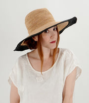 Flora Bella Sunhat Sun Hat Black Brim