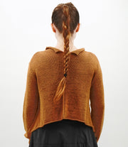 BRONZE CROP CARDIGAN