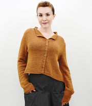 BRONZE CROP CARDIGAN