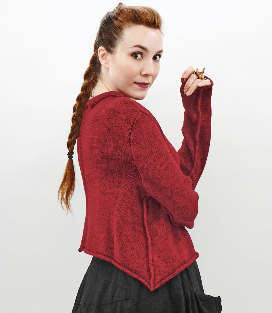 LAVA CROP CARDIGAN