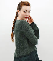 CROP FOREST CARDIGAN