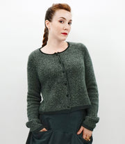CROP FOREST CARDIGAN