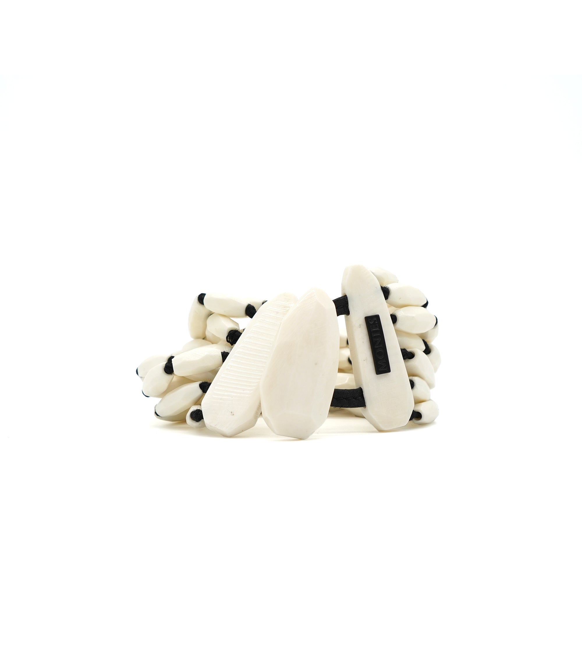 MULTI-STRAND BONE BEAD BRACELET