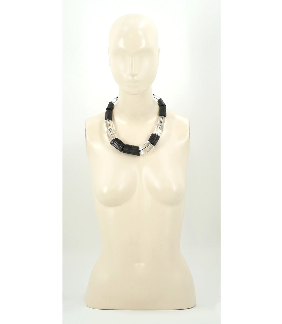 KAMAGONG AND ACRYLIC BEAD NECKLACE