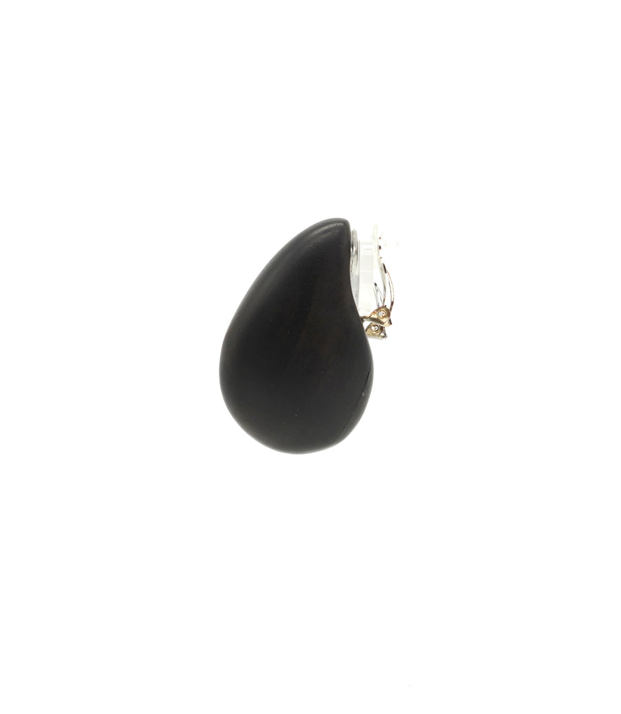 MONIES TEAR DROP EBONY EARRINGS