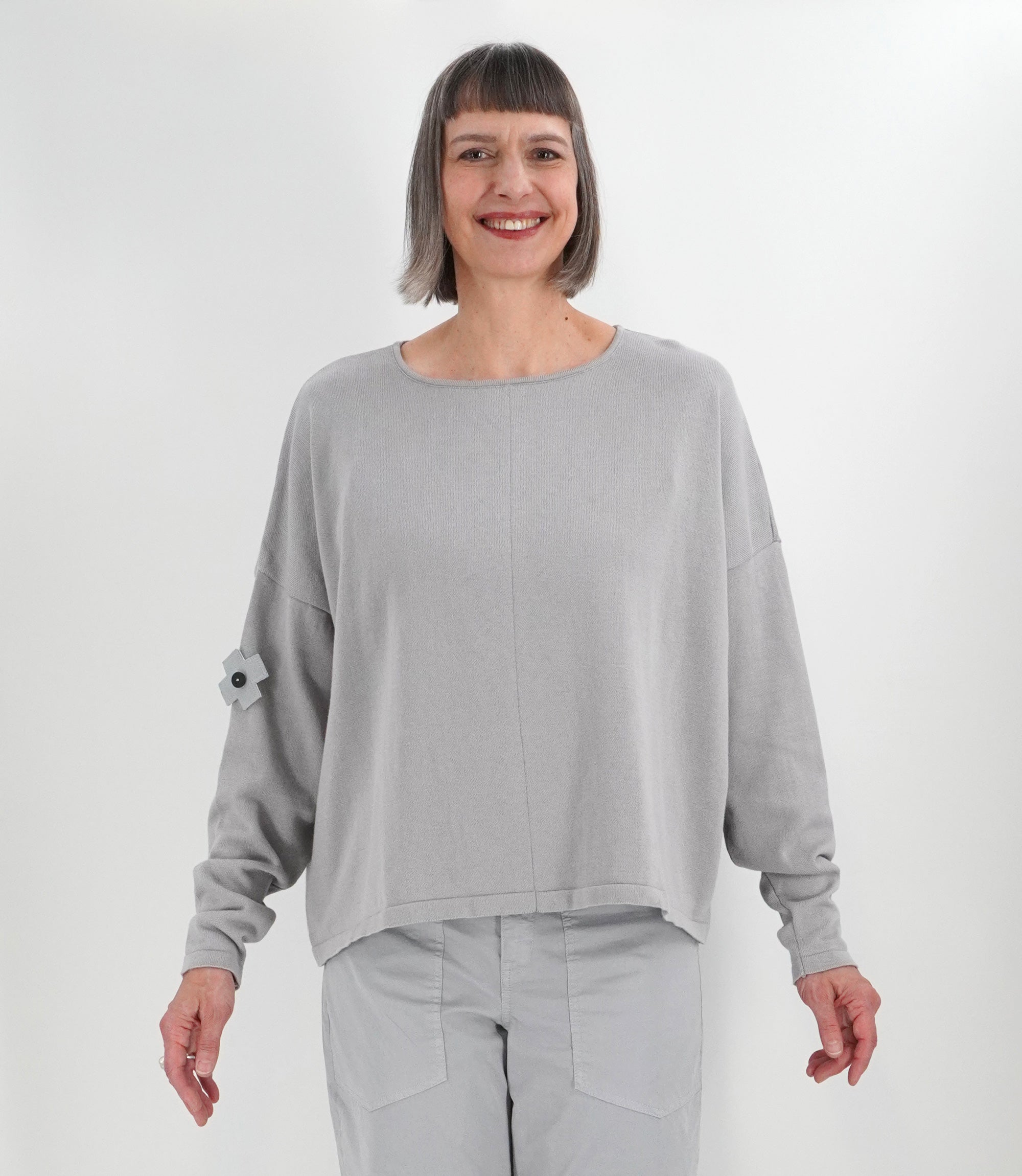 PLU PLUSALVIE KNIT BOXY TOP