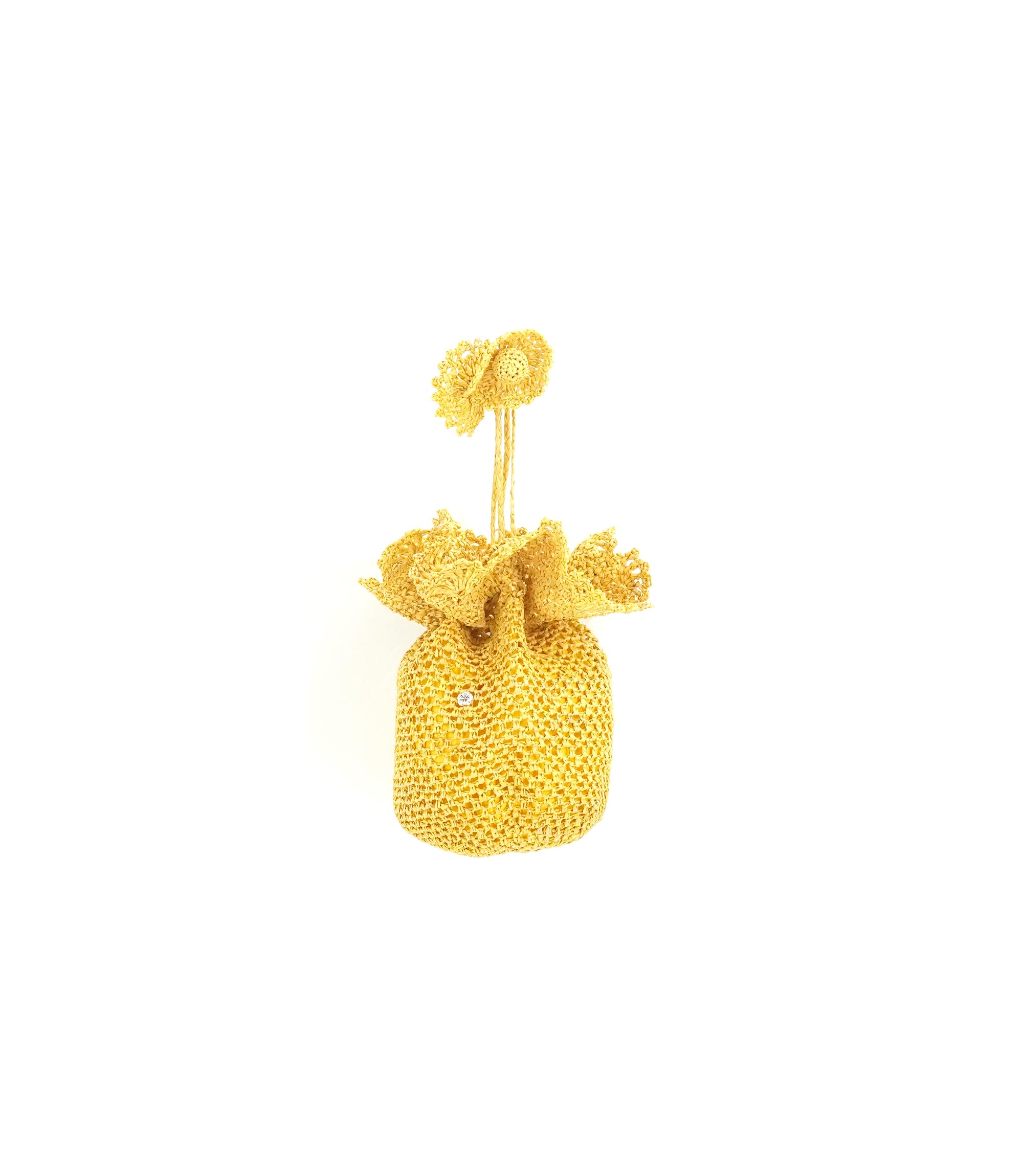 Flora Bella Florabella charm bag yellow handbag 