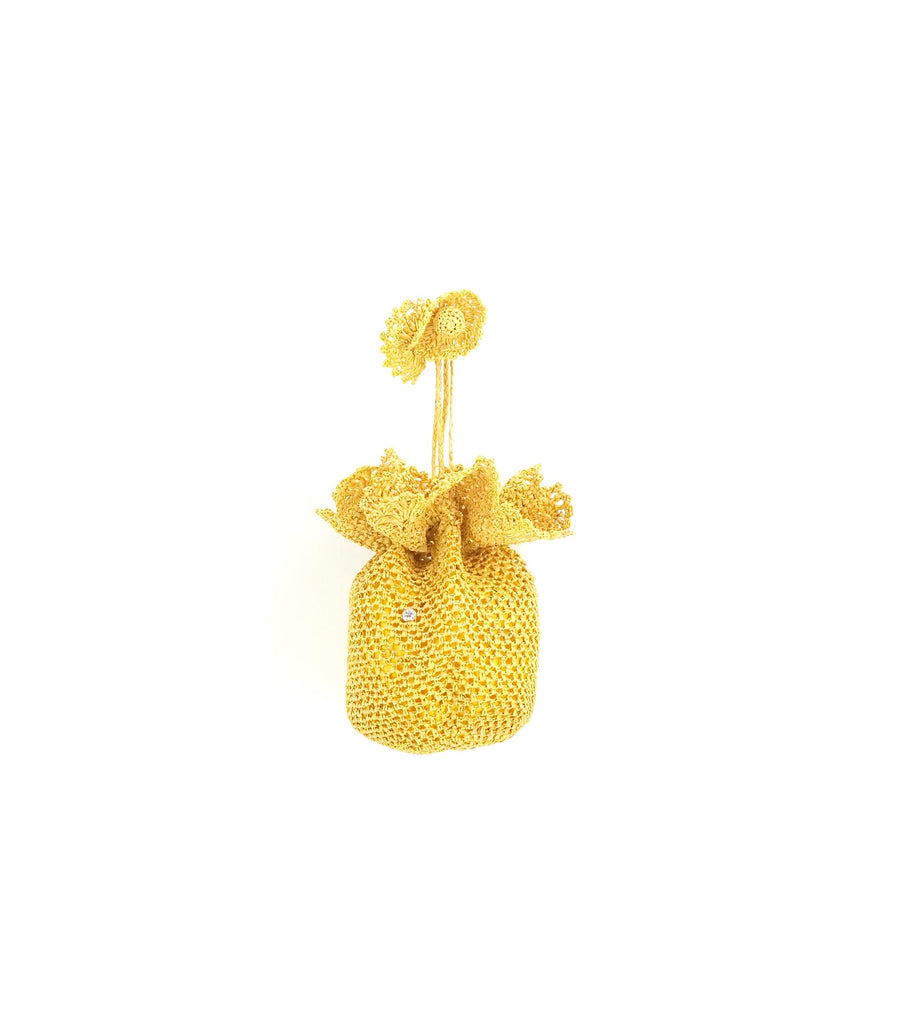 Flora Bella Florabella charm bag yellow handbag 