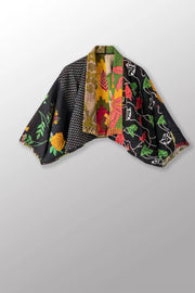 Mieko Mintz PUZZLE KANTHA PUFF SLV SHRUG