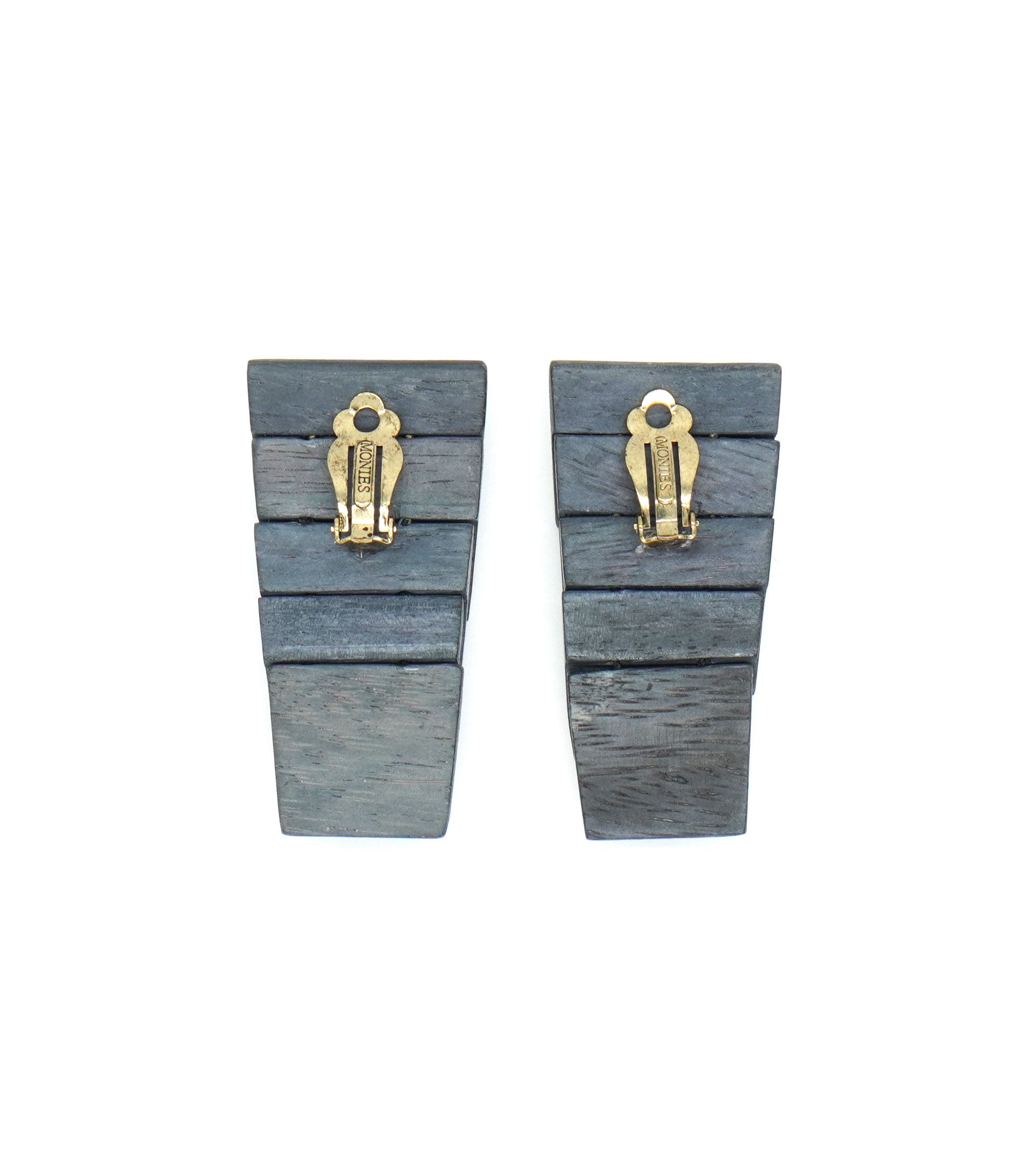 LAYERED WOOD EARRINGS