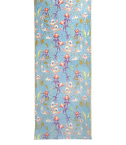 epice sky blue TROPICAL SCARF orchid