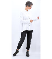 PLU MADISON PLEATED BLOUSE