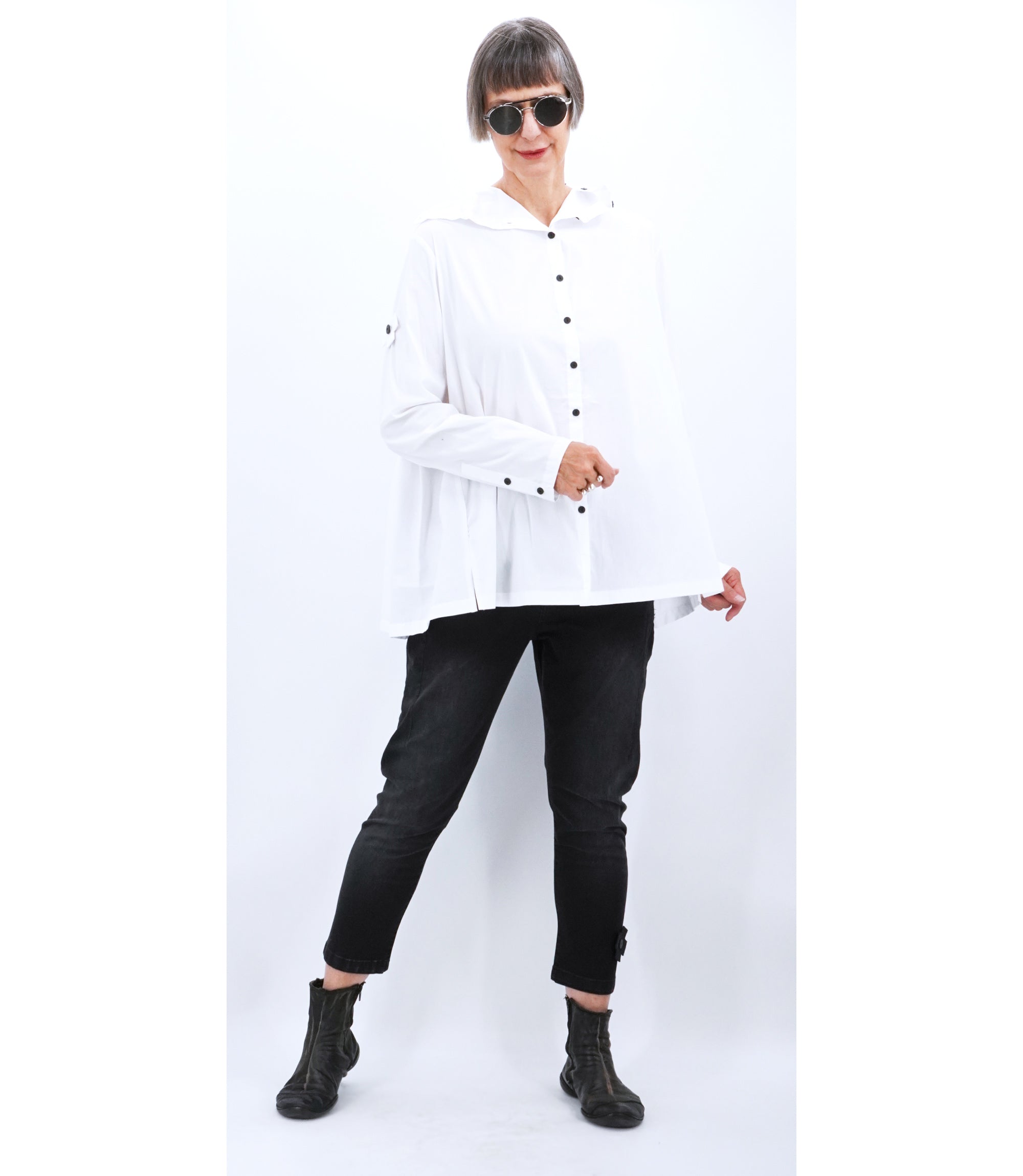 PLU MADISON PLEATED BLOUSE