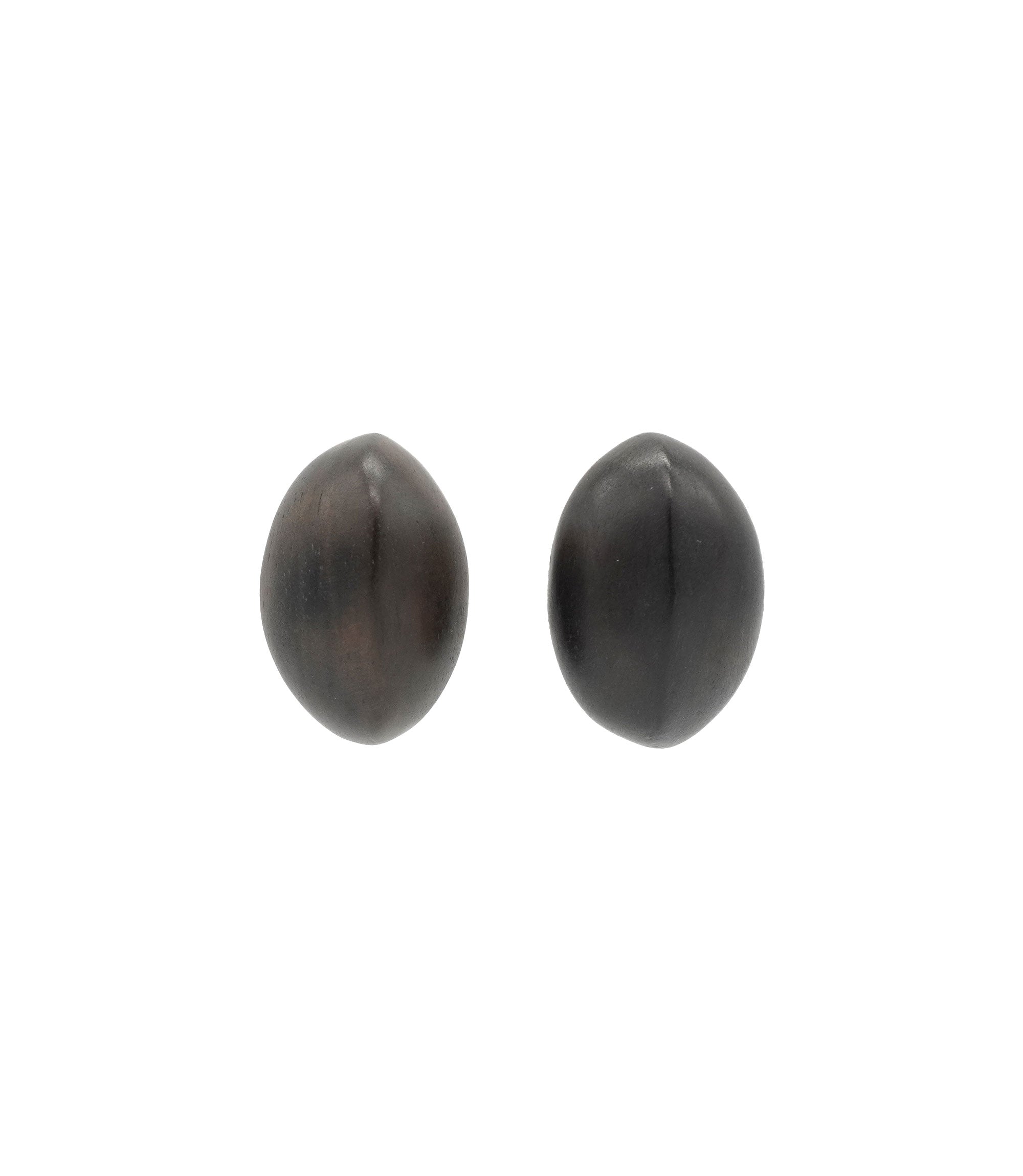 MONIES OVAL EBONY EARRINGS