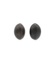 MONIES OVAL EBONY EARRINGS