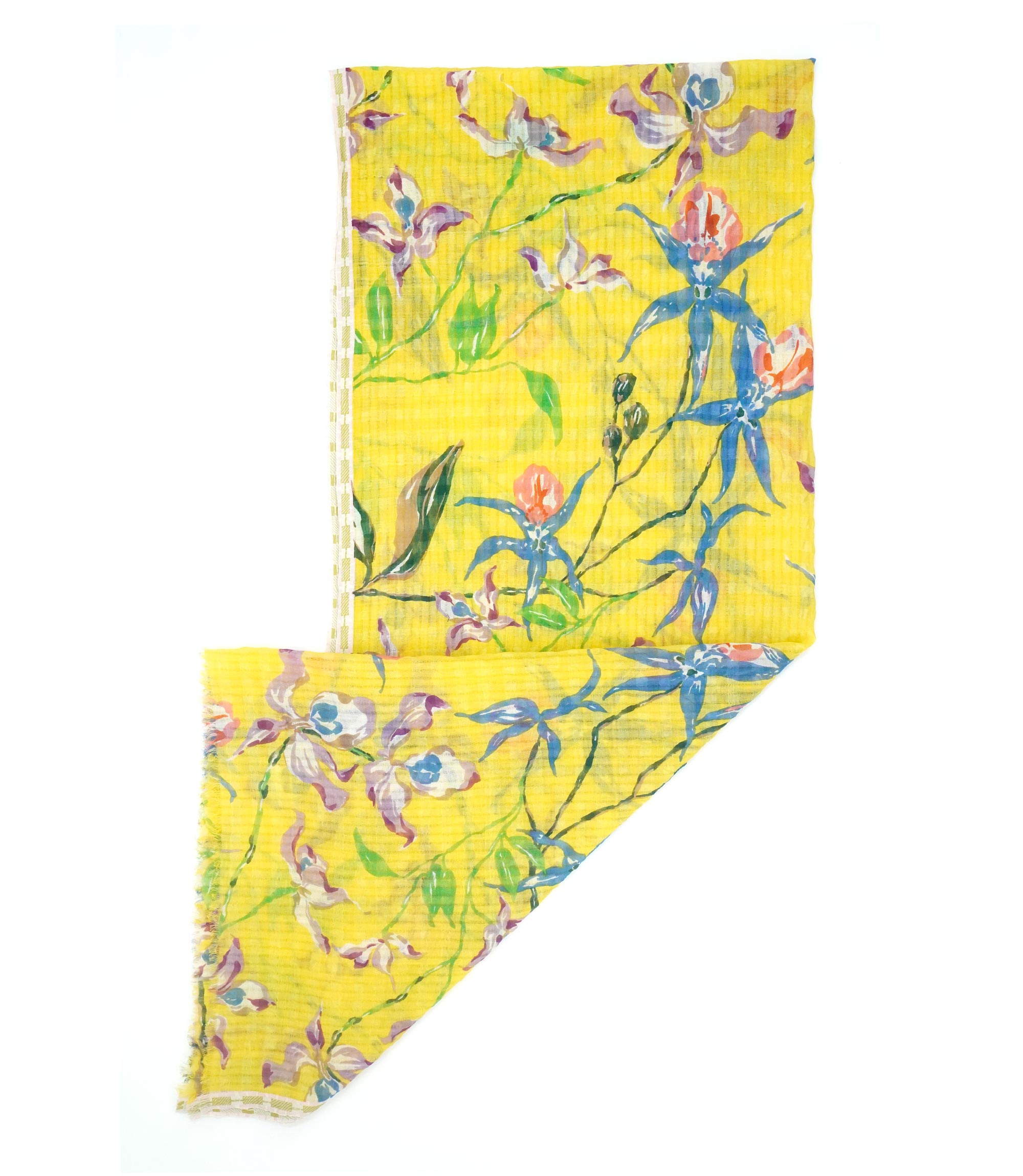 epice yellow TROPICAL SCARF